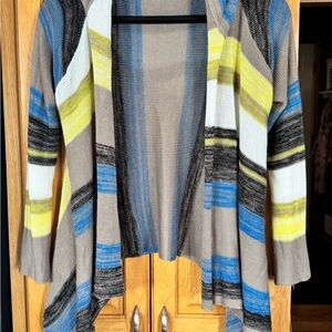 Unique Multicolor hooded Cardigan